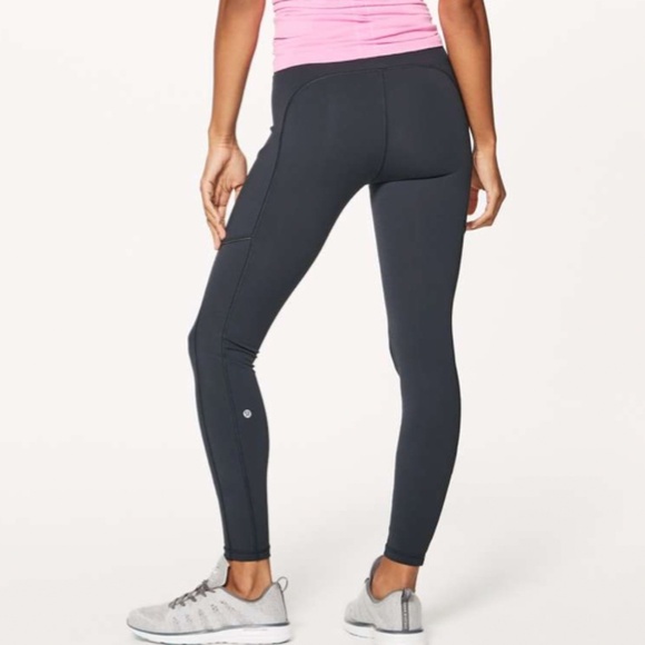 Lululemon Speed Up Tight *Full-On Luxtreme 28" Melanite Size 4 - Picture 2 of 7